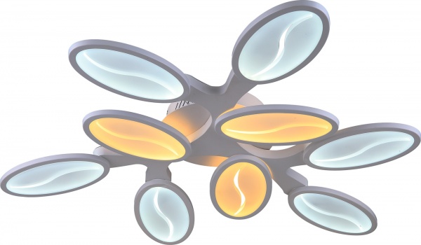 Люстра светодиодная Altalusse INL-9361C-54 LED 54 Вт белый 