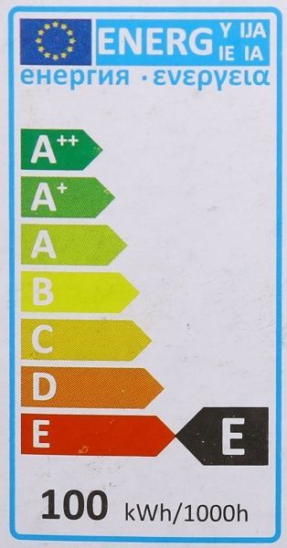 Лампа розжарювання 100 Вт E27 36 В прозора 