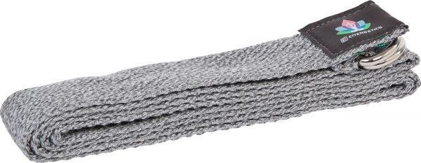 Лента для йоги Energetics 296606-021 Yoga Cotton Strap серый