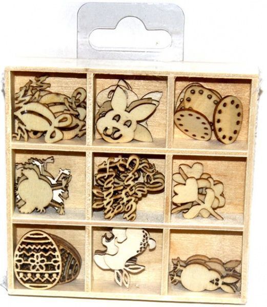 Набір міні-заготовки Пасха 10,5x10,5 см 45 шт. Knorr Prandell