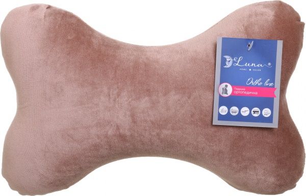 Подушка дорожная ортопедическая кость 30х19х9 см Luna