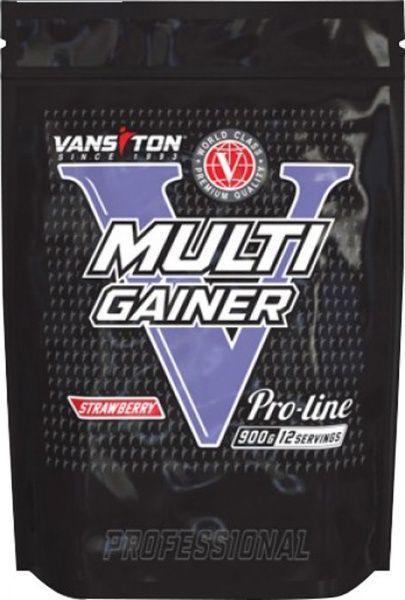 Гейнер Multigainer Клубника Vansiton 900 г 