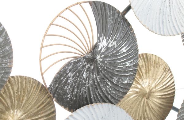 Декор настенный Time 90,2x48,9 см бело-золотистый 