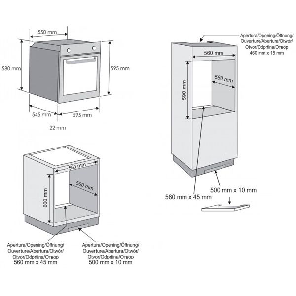 Духова шафа Candy FCP502N