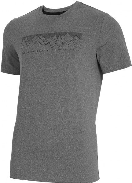 Футболка 4F H4L21-TSMF060-24M р.2XL сірий меланж