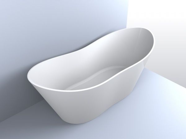 Ванна из искусственного камня Miraggio Florida 180x76 белая 