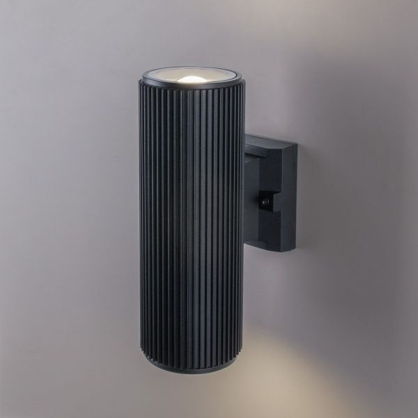 Світильник вуличний настінний Strotskis Techno 1403 E27 60 Вт IP54 чорний 