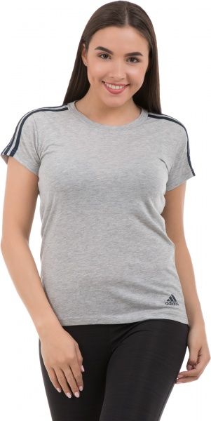 Футболка Adidas ESS 3S SLIM TEE S97186 S сірий