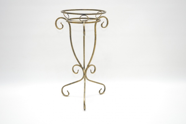 Підставка для квітів Ferrum Decor ST2859 31х29x59 см антична бронза 