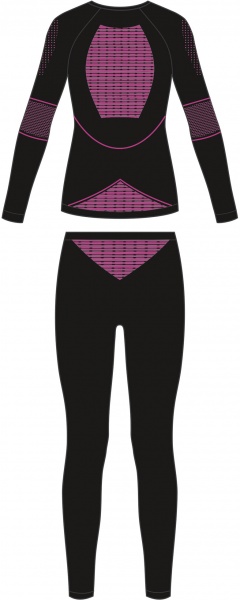 Комплект термобелья Viking UNDERWEAR ETNA (LADY SET) 500/21/3090/46 р.S черный