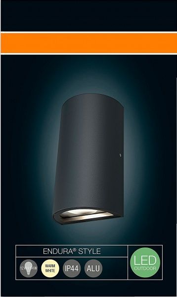 Подсветка для фасадов и ступенек Osram Up/Down 3000 K IP44 LED 12 Вт черный 