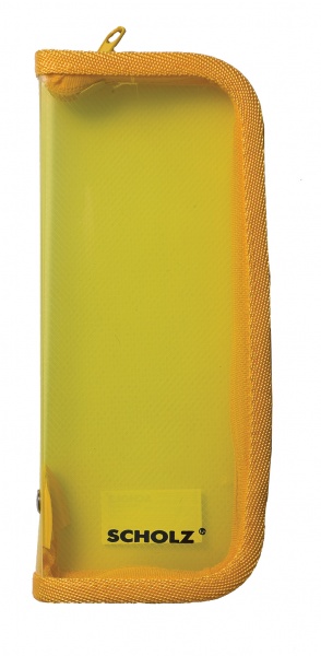 Пенал на молнии 7,5х19,5x3 см SOZ SCHOLZ в ассортименте