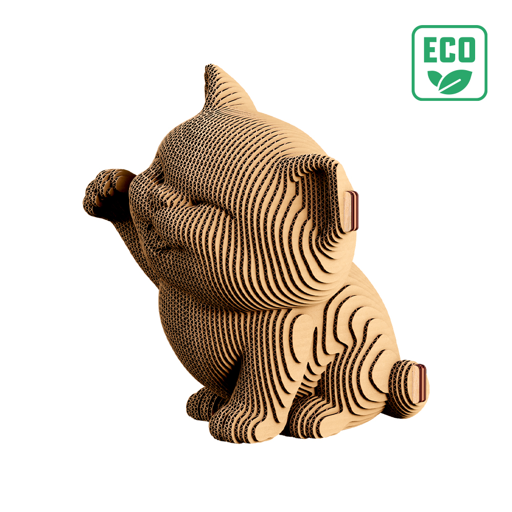 Конструктор картонный Cartonic 3D Puzzle MANEKI KITTEN CARTMNMANE