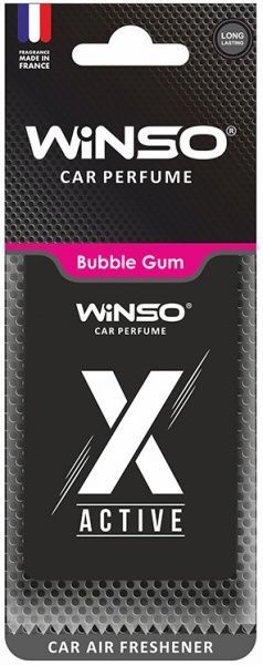 Ароматизатор підвісний WINSO X Active Card Bubble Gum