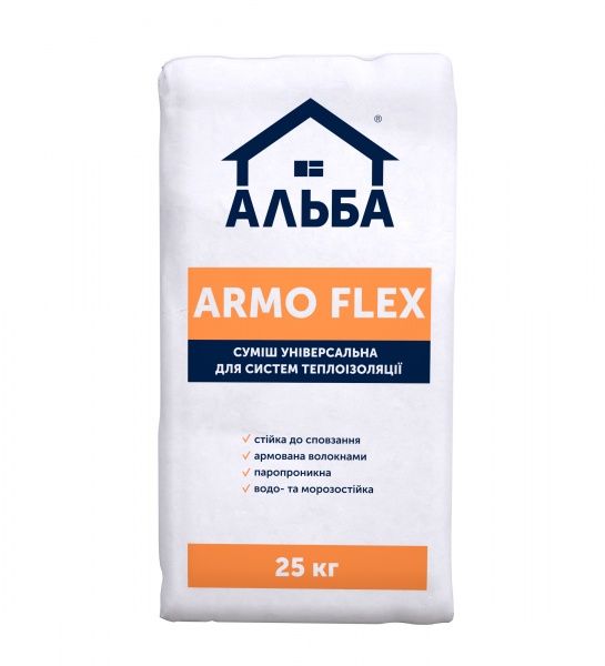 Суміш для приклеювання та армування АЛЬБА 