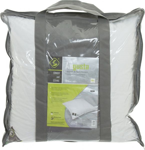 Подушка Augusta 70x70 см 60% гусячий пух 40% перо 1000 г Songer und Sohne