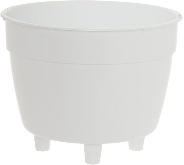 Горщик пластиковий Santino Асти круглий 4л червоний 