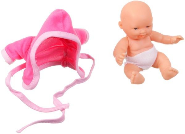 Пупс MERX Limited в шаре 12 см виниловый в халате MX0269215