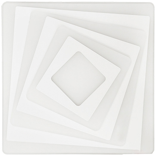 Світильник світлодіодний Hopfen Quadra з пультом ДК+Aurora Borealis RGB 110 Вт 3000-6500 К HOPFEN QUADRA 