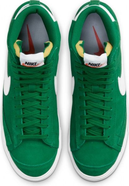 Кроссовки Nike Blazer Mid '77 Suede CI1172-301 р.US 12 бело-зеленый