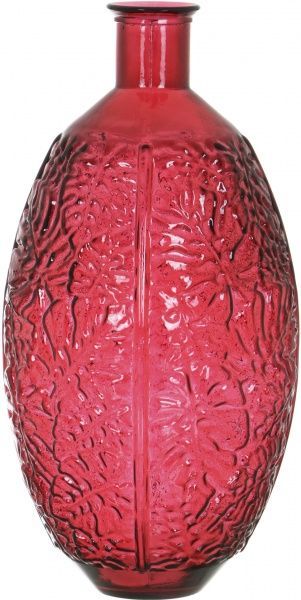 Ваза стеклянная красная Jungla 59 см San Miguel