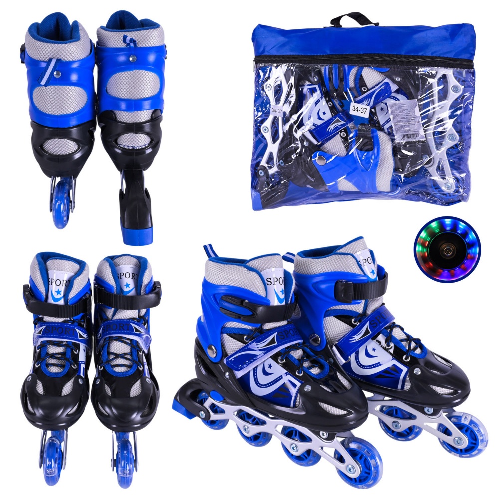 Роликовые коньки Shantou M RL25505 р. 34-37 в ассортименте