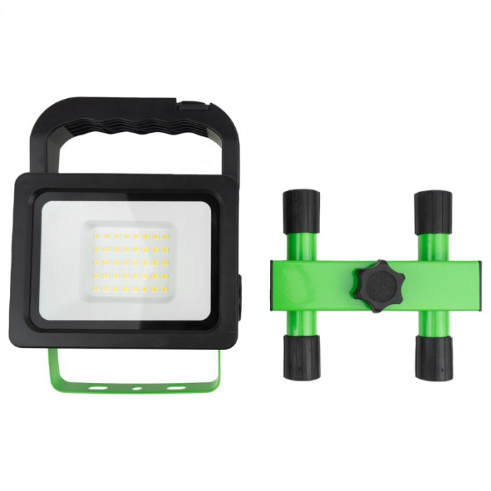 Фонарь прожекторный Ecolight LED EC20691 20W 5000К 4400MAh 1600 Lm черныйзеленый