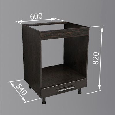 Тумба нижня Betta 60x82x54 см венге