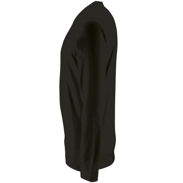 Футболка Sol's Imperial LSL Men р. L насичений чорний