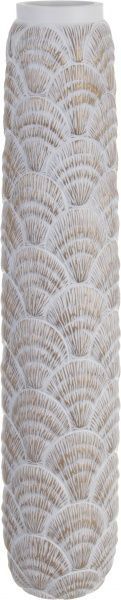 Ваза Лайт 15.5х15.5х75 см біла
