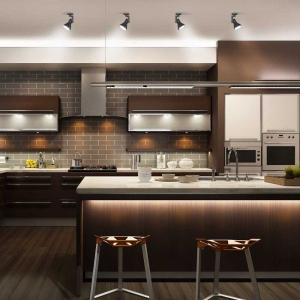 Трековый прожектор LightMaster MLT227 E27 60 Вт черный 