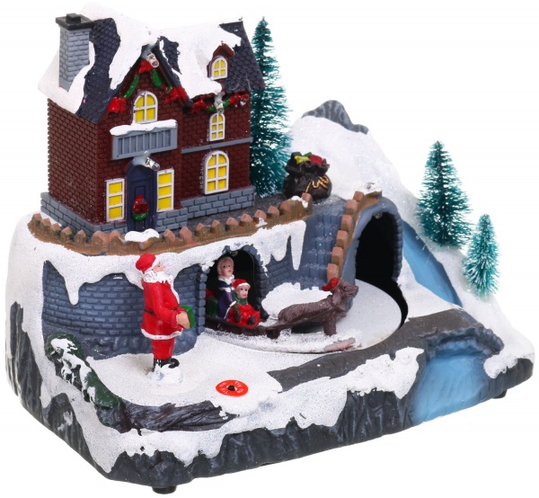 Декорація новорічна з підсвіткою ACJ000320 в асортименті світлодіодна (LED) 17 см 