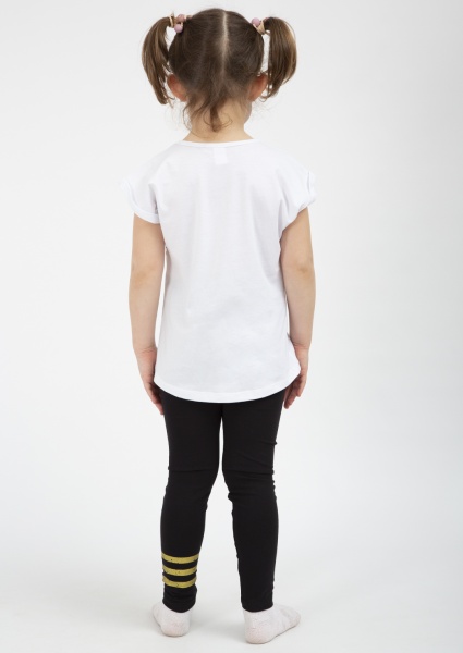 Костюм для дівчаток Roksana №0020/12144 р.104-110 чорний-білий 