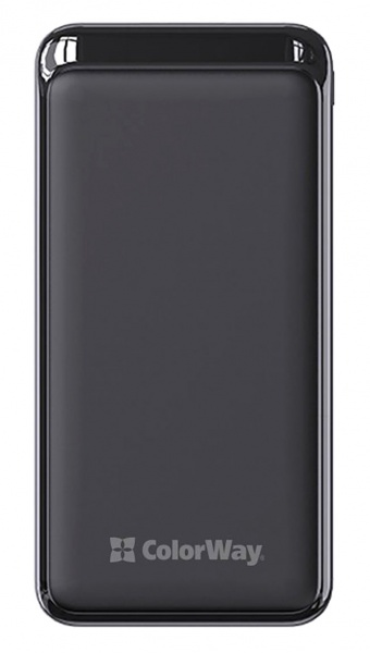 Универсальная мобильная батарея ColorWay 20000 mAh black (CW-PB200LPG3BK-PD) 