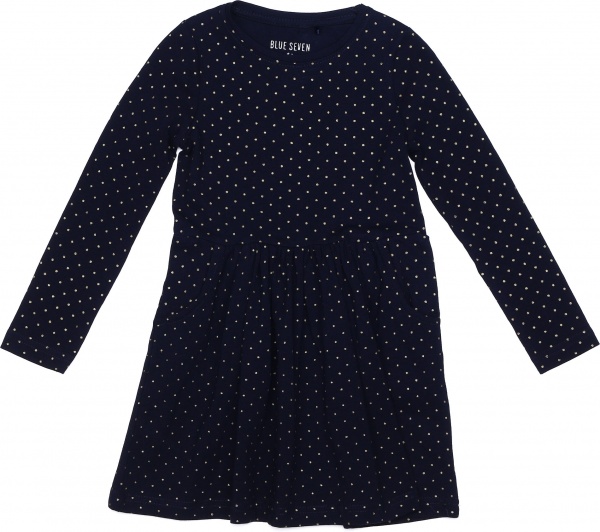 Платье Blue Seven Платье д/д вязаное TM Blue Seven 95% хлопок 5% эластан р.92 синий 773648 X * 98 