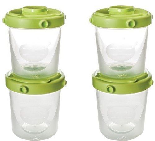 Набір контейнерів Nuvita для їжі і молока 4 шт. NV1466