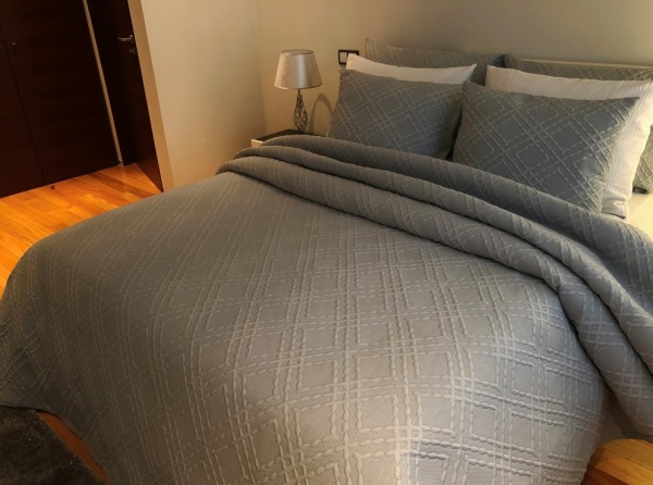 Покривало Son 160x220 см La Nuit темно-сірий 