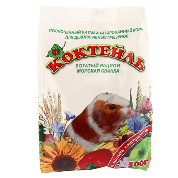 Корм Коктейль  Морська свинка 500 г PR740045
