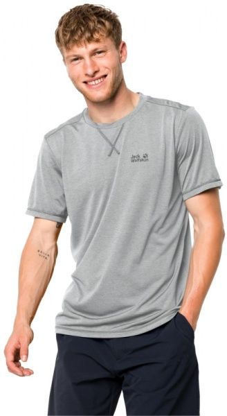 Футболка Jack Wolfskin CROSSTRAIL T MEN 1801671-6720 XL сірий