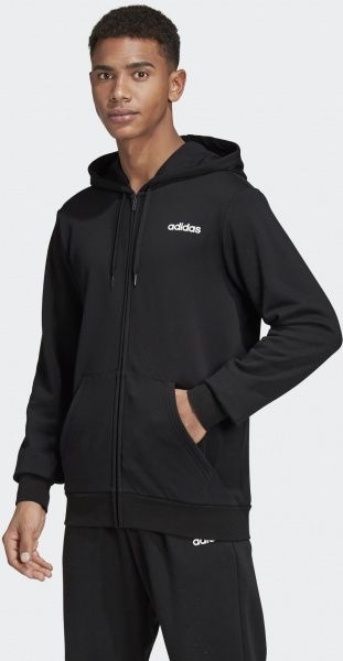 Джемпер Adidas E LIN FZ FT DQ3103 р. XL чорний