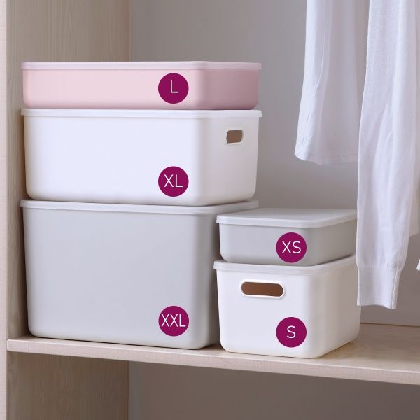 Ящик для зберігання MVM FH-10 LIGHT PINK 80x257x180 мм