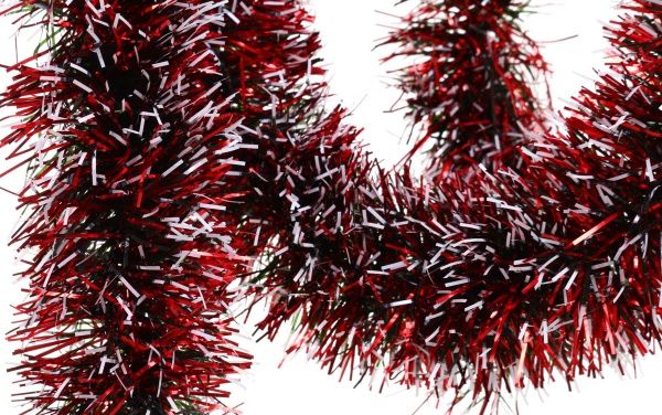 Дождик новогодний элит 7 3 м золотой/красный/белый/серебристый