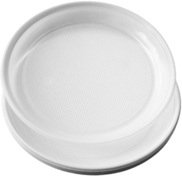Тарелка пластиковая Пластимир 205 мм 10 шт.
