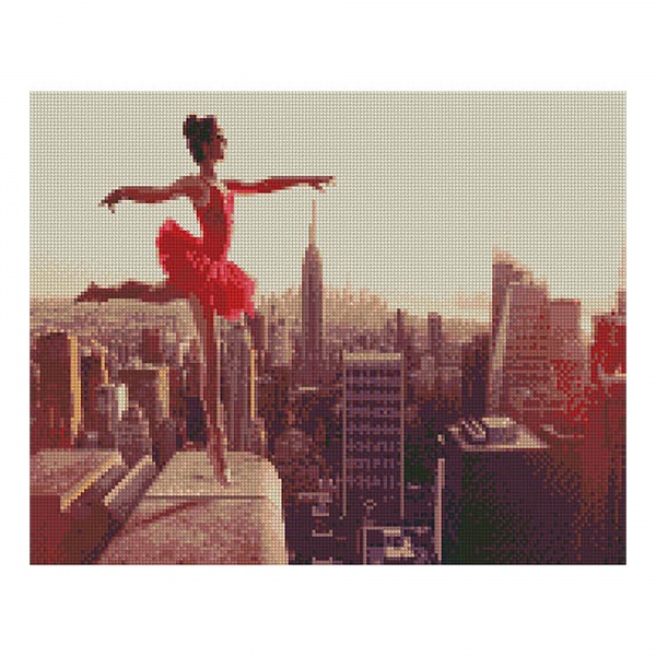 Картина стразами Балет на краю хмарочоса FA13150 Strateg 