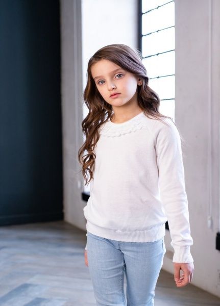 Джемпер для девочки Top Hat р.158 белый 21029 