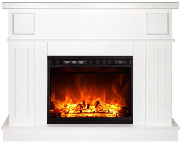 Камінокомплект ART FLAME Олімпія & Лоранс (білий)