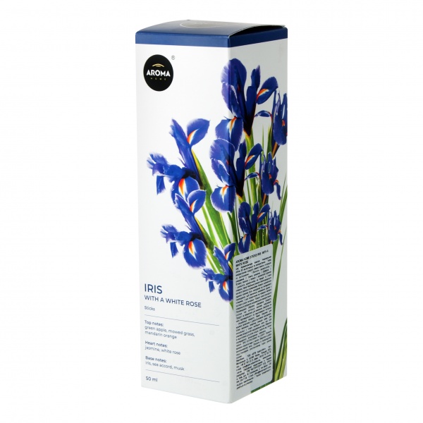 Аромадифузор Aroma Home Ірис з білою трояндою 50 мл 