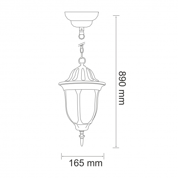 Подсветка декоративная Polux Florencja 1x20 Вт E27 латунь 