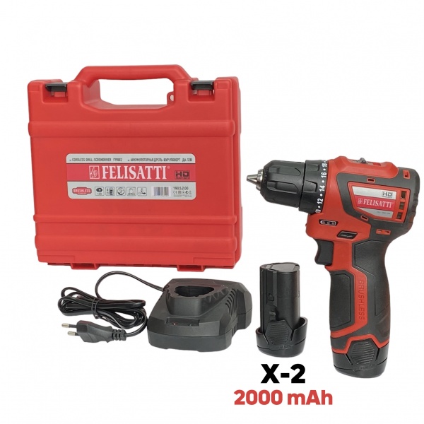 Шуруповерт аккумуляторный Felisatti ДА-12В/F19002