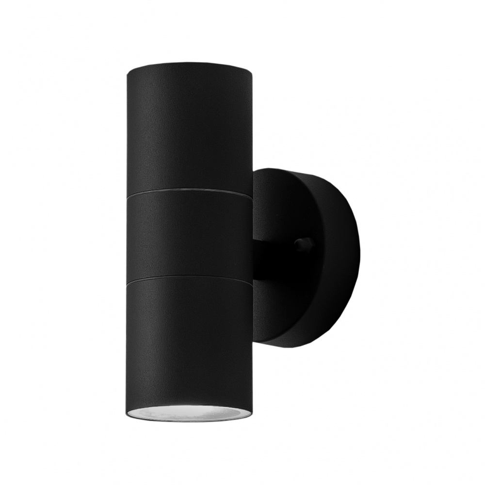 Світильник вуличний настінний Eurolamp 30 Вт GU10 /чорний LH-2xGU10(spot)